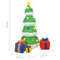 HKM-792787 Giant Inflatable LED Christmas Tree Decoration for Indoor and Outdoor Use, 240 cm