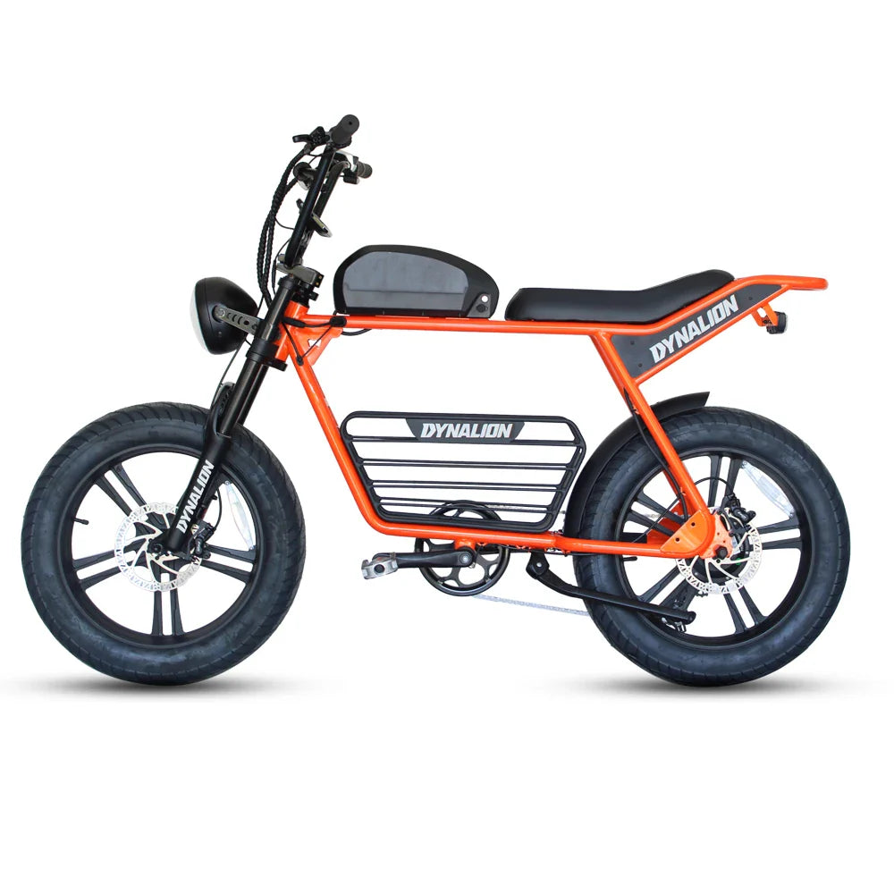 KTX-792915 48V 16Ah Electric Fat Tire Bike with 250W Motor, 7-Speed, Rear Hub, 20" Steel Frame, Disc Brakes
