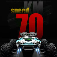 HKM-792979 1/16 Brushless Electric Remote Control Off-Road Truck, 70km/h with 120m Range