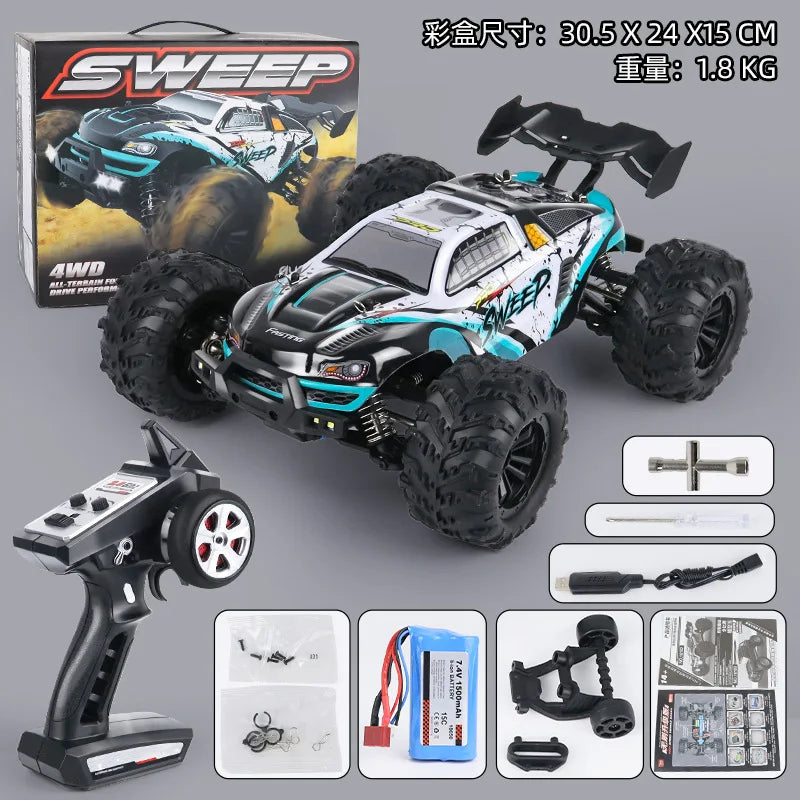 HKM-792979 1/16 Brushless Electric Remote Control Off-Road Truck, 70km/h with 120m Range