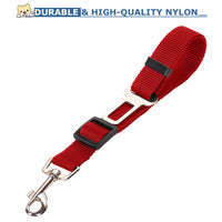 HKM-792979 Adjustable Nylon Pet Safety Leash for Car - Durable and Secure Vehicle Seat Belt for Dogs and Cats