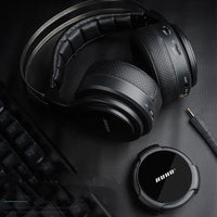 HKM-793043 Wireless Gaming Headset with Microphone - 12H Battery Life, 20-20Hz Frequency Response, Comfortable Over-Ear Design