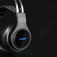 HKM-793043 Wireless Gaming Headset with Microphone - 12H Battery Life, 20-20Hz Frequency Response, Comfortable Over-Ear Design
