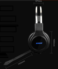 HKM-793043 Wireless Gaming Headset with Microphone - 12H Battery Life, 20-20Hz Frequency Response, Comfortable Over-Ear Design
