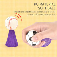 HKM-793235 Interactive PU Bouncing Doll Toy for Kids - Soft Mini Jumping Ball Spring Launcher