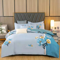HKM-793299 Thickened Brushed Four-Piece Winter Bedding Set with Duvet Cover and Sheets