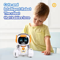 HKM-793555 Programmable Educational Robot with Touch-Sensitive Remote Control and LED Light for Kids