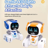 HKM-793555 Programmable Educational Robot with Touch-Sensitive Remote Control and LED Light for Kids