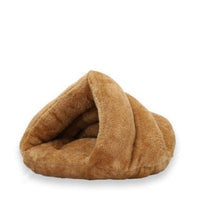 HKM-793683 Arctic Velvet Triangle Nest Dog Nest Semi Closed Warm Pet Nest Bed In Winter
