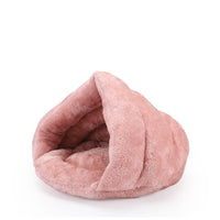 HKM-793683 Arctic Velvet Triangle Nest Dog Nest Semi Closed Warm Pet Nest Bed In Winter