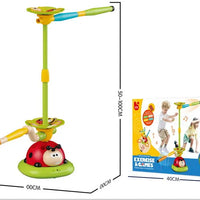 HKM-793939 3 in 1 Educational Insect Jump Rope, Rocket Launcher & Ring Toss Game for Outdoor Fun