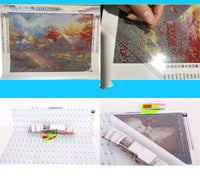 HKM-794131 DIY Diamond Painting of a Colorful Buddha Statue on Canvas – Various Sizes Available