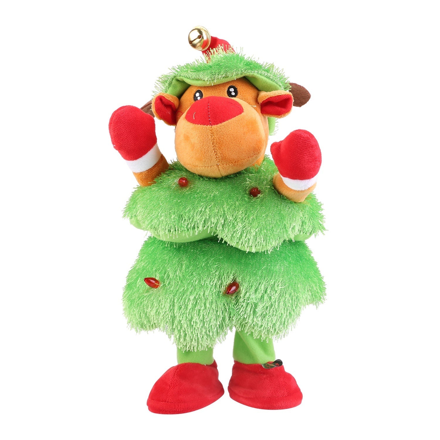 HKM-794259 Dancing Plush Toy - Singing and Mimicking Interactive Penguin, Snowman, or Elk for Kids - Perfect Christmas Gift