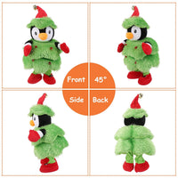 HKM-794259 Dancing Plush Toy - Singing and Mimicking Interactive Penguin, Snowman, or Elk for Kids - Perfect Christmas Gift