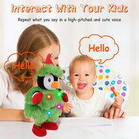 HKM-794259 Dancing Plush Toy - Singing and Mimicking Interactive Penguin, Snowman, or Elk for Kids - Perfect Christmas Gift