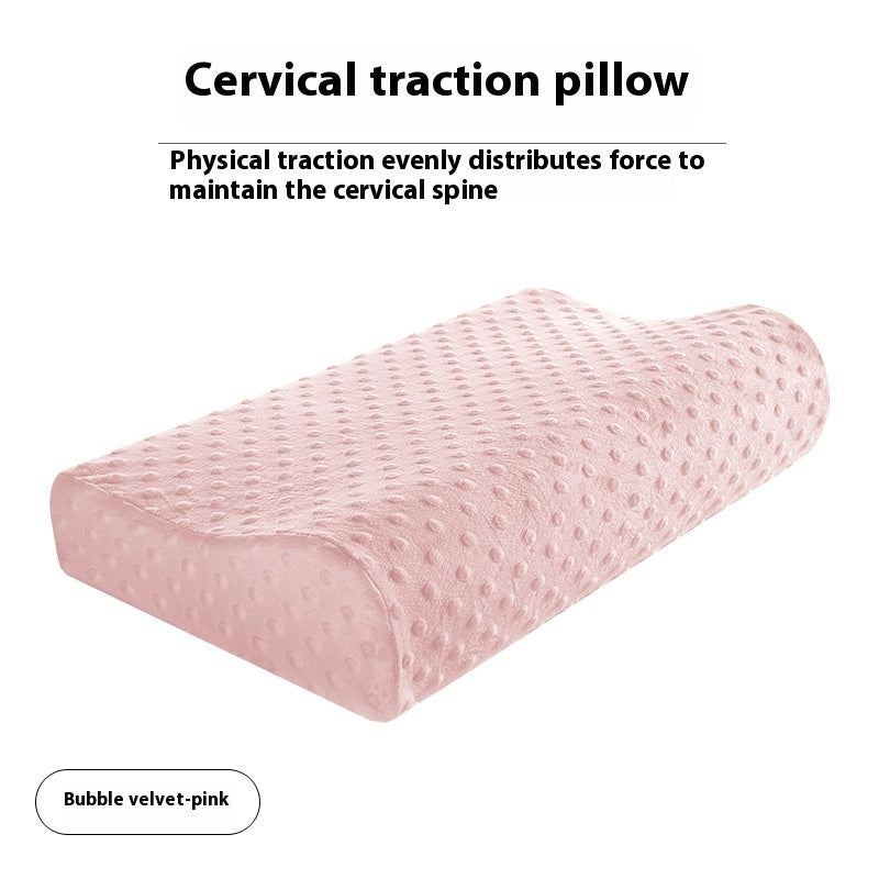 HKM-794259 Wavy Memory Foam Neck Pillow for Adults - Slow Rebound Support Core