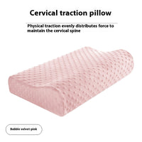 HKM-794259 Wavy Memory Foam Neck Pillow for Adults - Slow Rebound Support Core