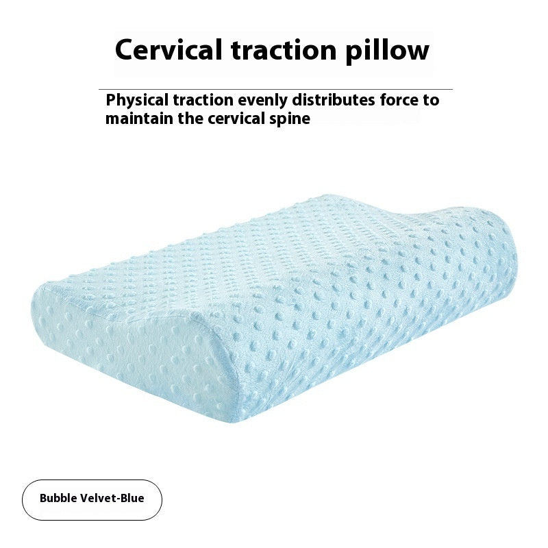 HKM-794259 Wavy Memory Foam Neck Pillow for Adults - Slow Rebound Support Core