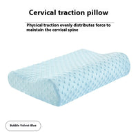 HKM-794259 Wavy Memory Foam Neck Pillow for Adults - Slow Rebound Support Core