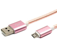 HKM-794323 Nylon Woven USB 2.0A Fast Charging Cable - 123m Length, Compatible with iPhone and Type C Devices
