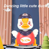 HKM-794387 Colorful Electric 360° Rotating Dance Duck Toy with Music and Lights for Kids 2-4 Years