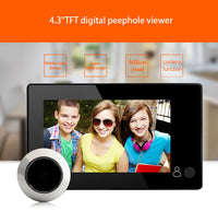 HKM-794643 4.3 Inch Visible Electronic Cat's Eye with Large Screen for Enhanced Security