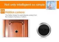 HKM-794643 4.3 Inch Visible Electronic Cat's Eye with Large Screen for Enhanced Security