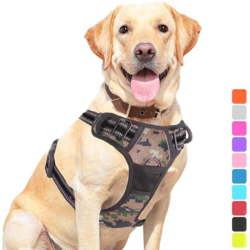HKM-794643 Pet Dog Hand-Holding Chest Strap in Multiple Colors, Durable Cloth Material