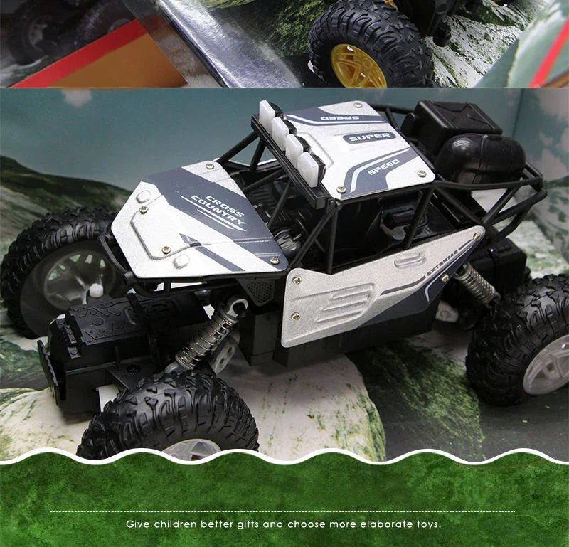 HKM-794707 Alloy 4WD Remote Control Climbing Crawler Car for Kids - 2.4G High-Speed Simulation Vehicle