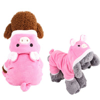 HKM-794899 Cozy Coral Fleece Pet Clothes for Autumn and Winter - Casual Transform Styles