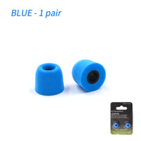 HKM-795027 Memory Foam Silicone Sleeves for In-Ear Headphones - Red, Blue, Black