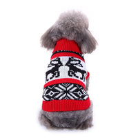HKM-795155 Cozy Wool Pet Sweater for Autumn and Winter - Stylish England Style, Multiple Sizes Available