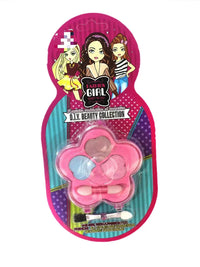 HKM-795283 Kids Pretend Play Cosmetic Makeup Set with Lipstick and Nail Polish for Ages 2-14