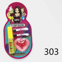 HKM-795283 Kids Pretend Play Cosmetic Makeup Set with Lipstick and Nail Polish for Ages 2-14