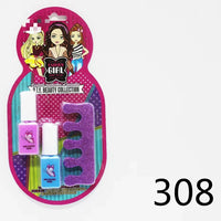 HKM-795283 Kids Pretend Play Cosmetic Makeup Set with Lipstick and Nail Polish for Ages 2-14