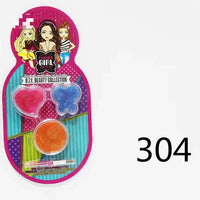 HKM-795283 Kids Pretend Play Cosmetic Makeup Set with Lipstick and Nail Polish for Ages 2-14