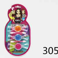 HKM-795283 Kids Pretend Play Cosmetic Makeup Set with Lipstick and Nail Polish for Ages 2-14