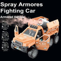 HKM-795539 Electric Spray Truck Toy with Music and Lights for Kids Ages 2-13