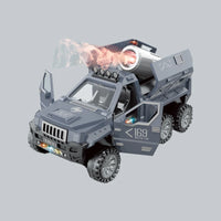 HKM-795539 Electric Spray Truck Toy with Music and Lights for Kids Ages 2-13