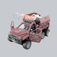 HKM-795539 Electric Spray Truck Toy with Music and Lights for Kids Ages 2-13