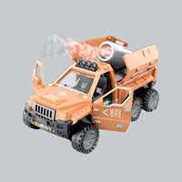 HKM-795539 Electric Spray Truck Toy with Music and Lights for Kids Ages 2-13