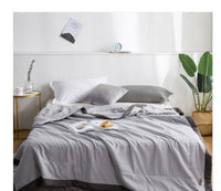 HKM-795603 Washed Cotton Summer Quilt - Lightweight, Breathable, Skin-Friendly Options