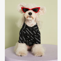 HKM-796051 Casual Cotton Dog Costume for Shiba Inu and Bichon - Black and Green Sizes S-XXL