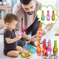 HKM-796115 Children's Bowling Toy Set for Indoor and Outdoor Fun – Eco-Friendly Material, Suitable for Ages 2 and Up