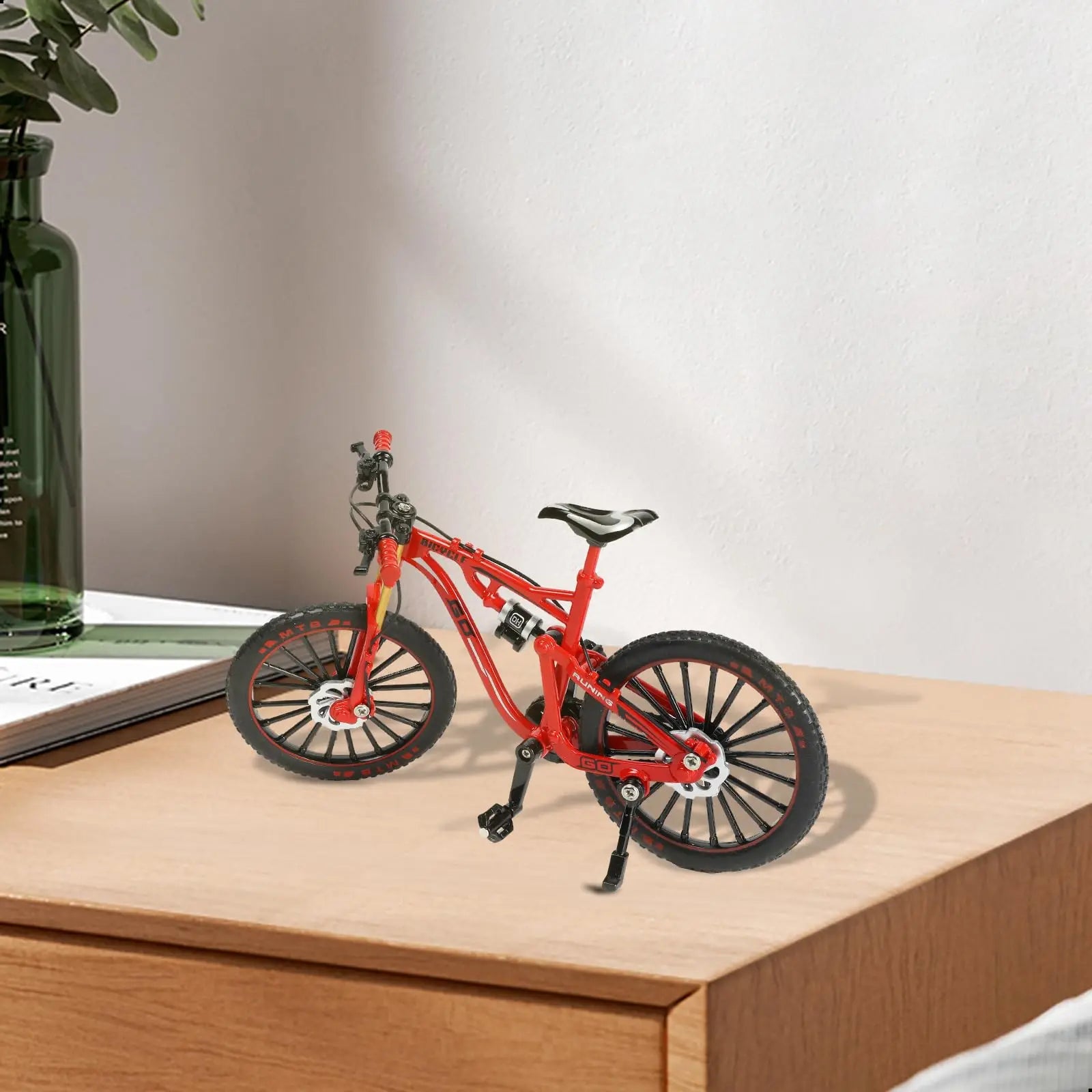 HKM-796243 1:8 Scale Die-Cast Mini Mountain Bike Model in Alloy - Unisex Toy for Ages 5 and Up