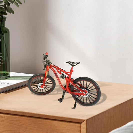 HKM-796243 1:8 Scale Die-Cast Mini Mountain Bike Model in Alloy - Unisex Toy for Ages 5 and Up