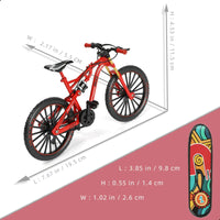 HKM-796243 1:8 Scale Die-Cast Mini Mountain Bike Model in Alloy - Unisex Toy for Ages 5 and Up