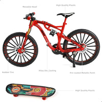 HKM-796243 1:8 Scale Die-Cast Mini Mountain Bike Model in Alloy - Unisex Toy for Ages 5 and Up