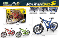 HKM-796243 1:8 Scale Die-Cast Mini Mountain Bike Model in Alloy - Unisex Toy for Ages 5 and Up