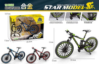 HKM-796243 1:8 Scale Die-Cast Mini Mountain Bike Model in Alloy - Unisex Toy for Ages 5 and Up